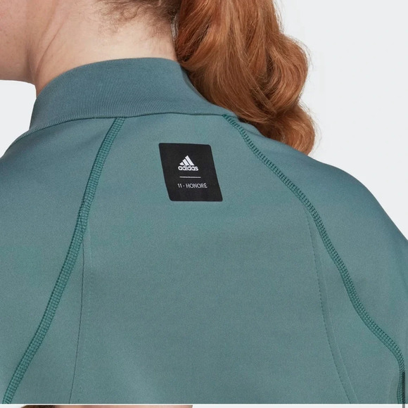 Adidas 11H HONORE COVER UP Jacket Green Plus Size 4x NWT - Picture 5 of 10